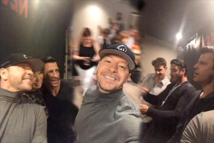 Watch! New Kids On The Block During a Meet And Greet NKOTB The Blog